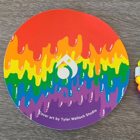 Lokai Bracelet Rainbow Swirl NWT Size Large Fashion Silicone Slip On - Picture 3 of 5